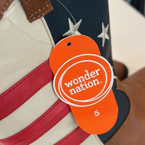 Wonder Nation Patriotic Cowgirl Boots - Girls 5 - Picture 5 of 7
